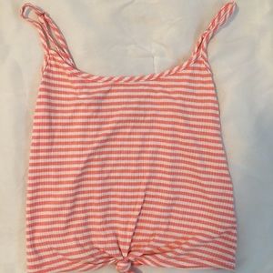 Striped crop top